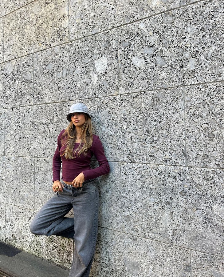 Instagram post by @erika.saraceni for TALLY WEiJL. Caption reads: [...] day look like a fashion moment.....