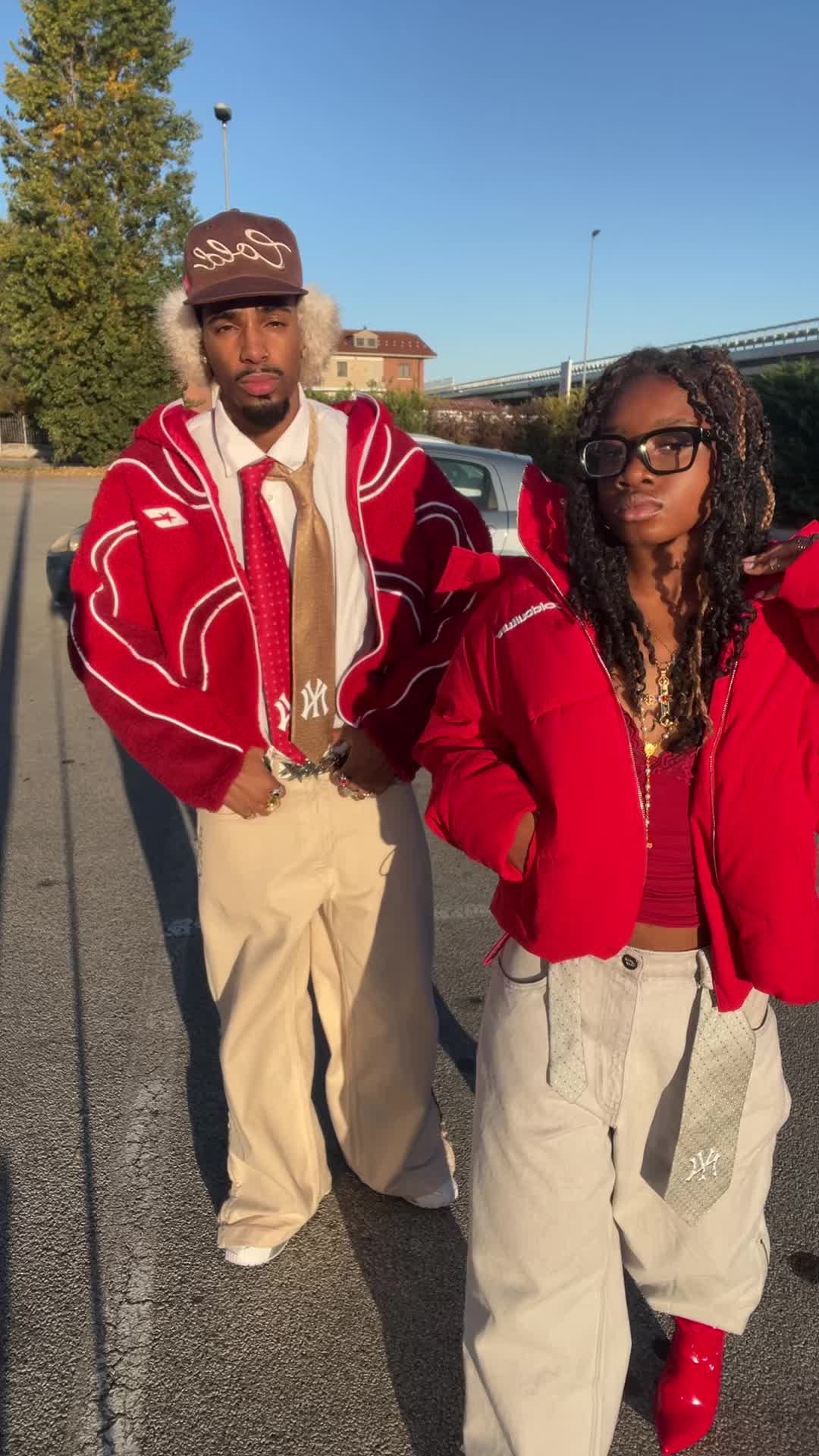 TikTok post by @brazyswagg for Cold Culture. Caption reads: Different styling with Cold Culture🥶 @Cold....