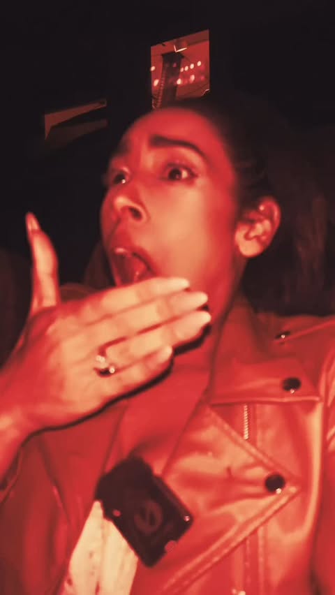 Instagram post by @jasminepaigemoore for Paramount Pictures. Caption reads: @primatemovie is a journey of thrills, a film that....