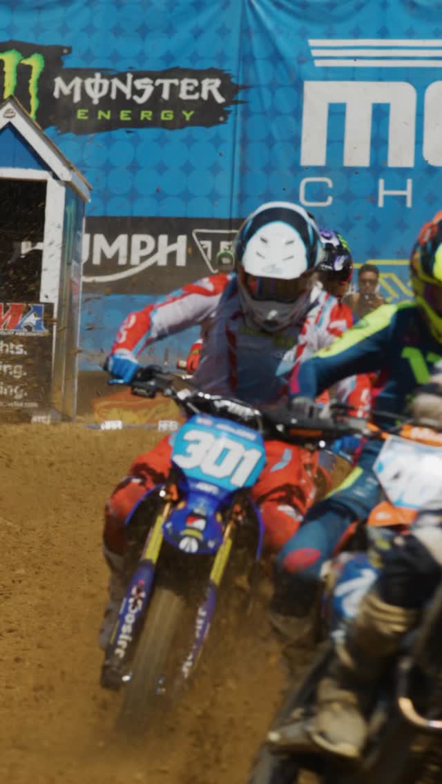 Instagram post by @motokaykay for Monster Energy. Caption reads: Welcome to the rodeo - New video link in....