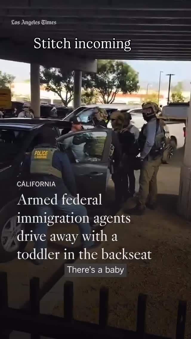 Instagram post by @gabesdunn for Los Angeles Times. Caption reads: Per @latimes - Community members showed up to....
