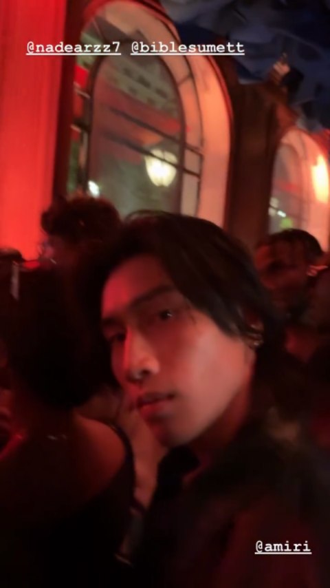 Instagram post by @mctgii for AMIRI. Caption reads: [...] Ig story update

#BibleAMIRISS26 #AMIRI....