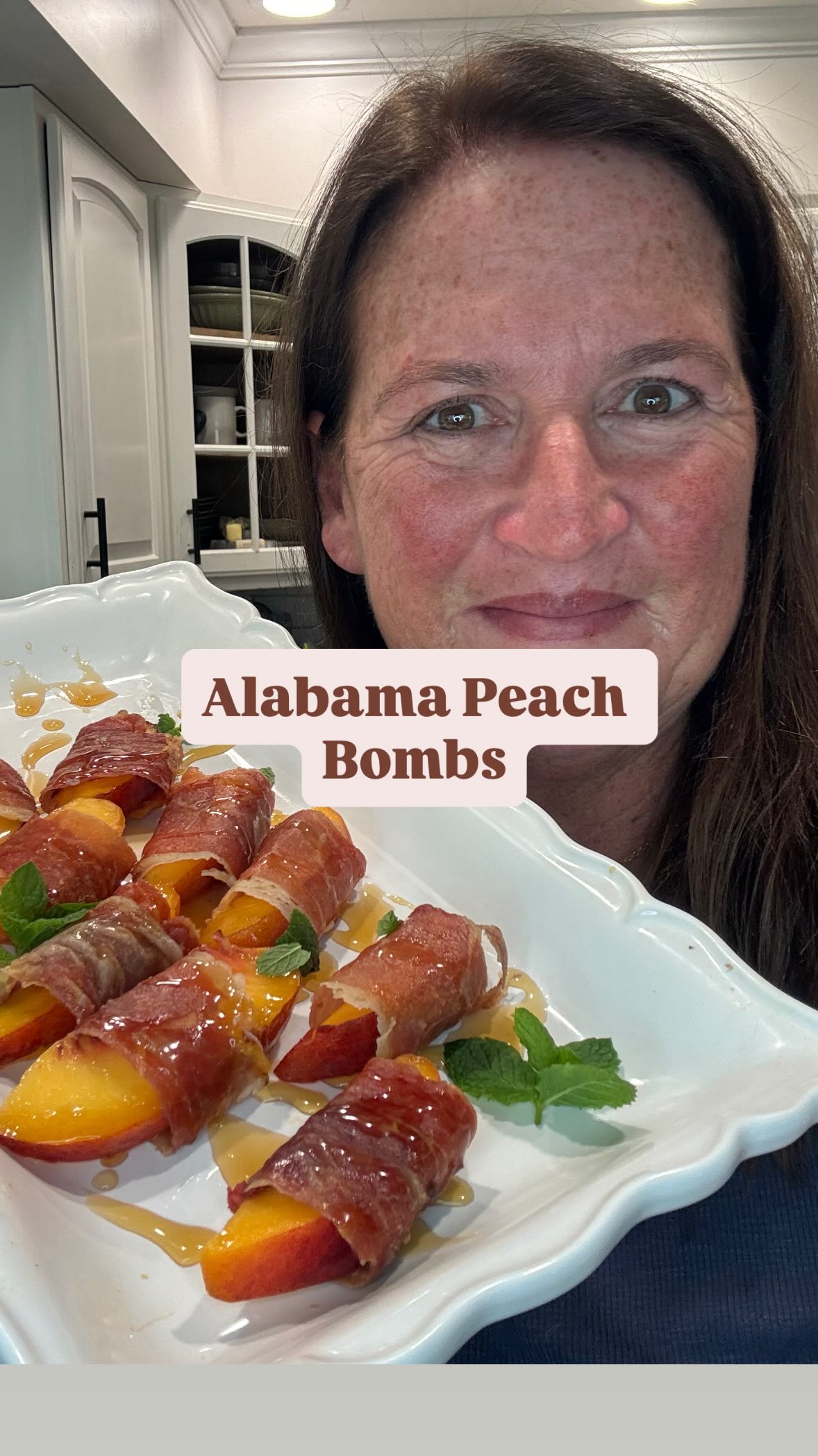 Instagram post by @dianemorrisey for Southern Living. Caption reads: While we can still get gorgeous peaches, you need....