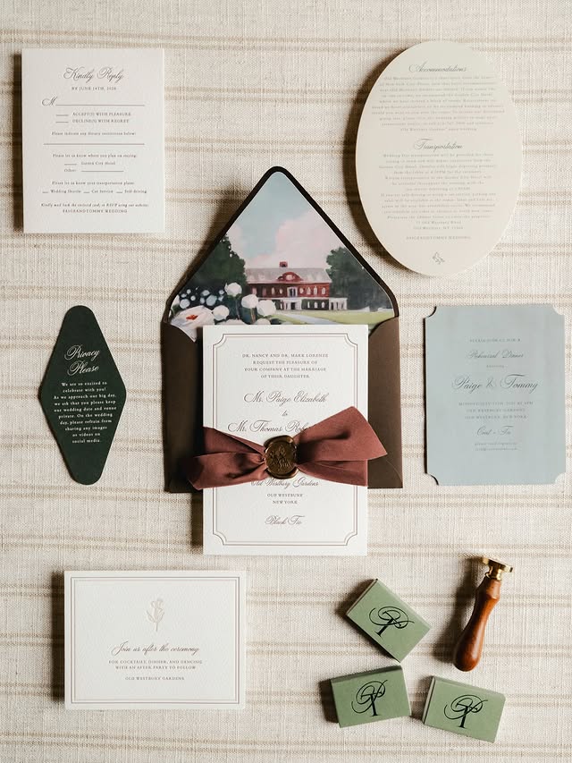 Instagram post by @paigepaul for Minted. Caption reads: [...] happy with the direction we went 🤍 @minted....