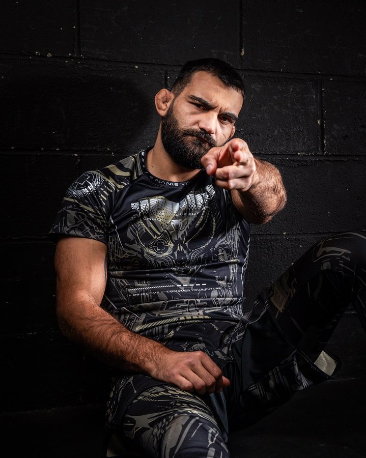 Instagram post by @benoitst_denis for Venum. Caption reads: Locked on target.🎯
No escape.

The Venum Invader....