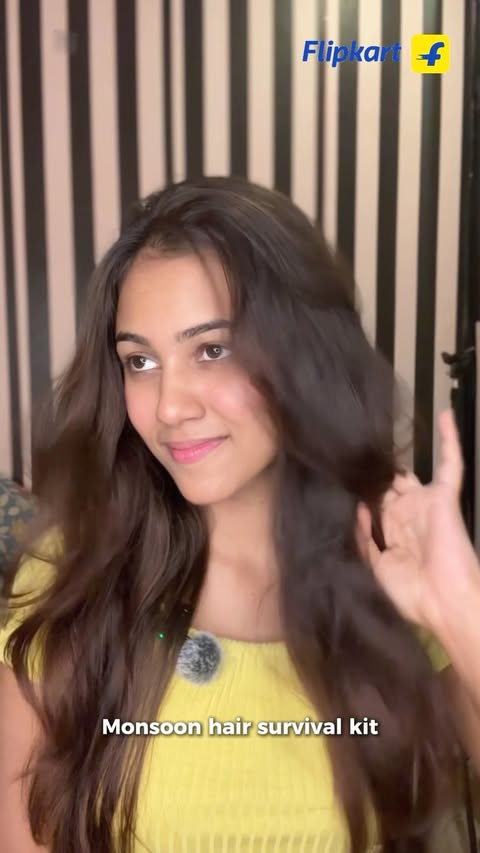 Instagram post by @the_sakshi_goenka for Nihar Naturals. Caption reads: [...] shampooing. 🌧️✨** I’ve been using **Nihar....