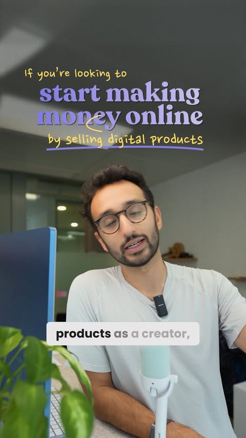 Instagram post by @aliabdaal for Stan — Your All-in-One Creator Store. Caption reads: If you want to start making money online selling....