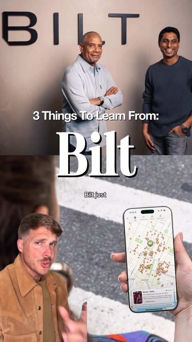 Instagram post by an influencer for BILT. Caption reads: @bilt has rocketed into prominence [...].