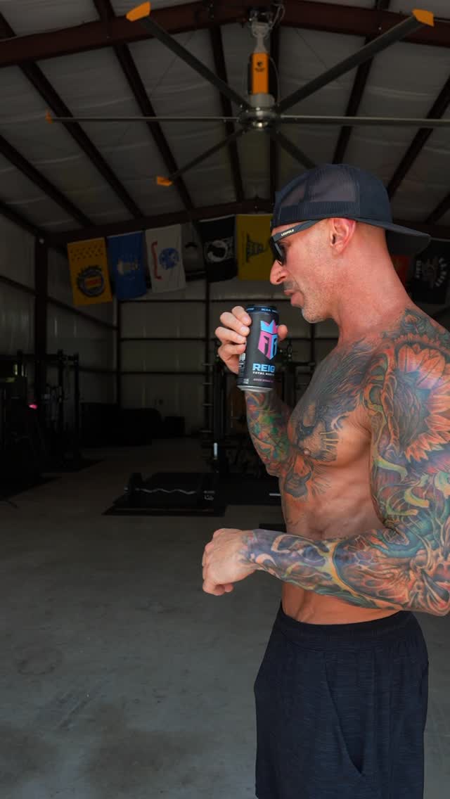 Instagram post by @jonathan_coyle for Reign Body Fuel. Caption reads: My Weekly Recovery Protocol: Brought to you by....