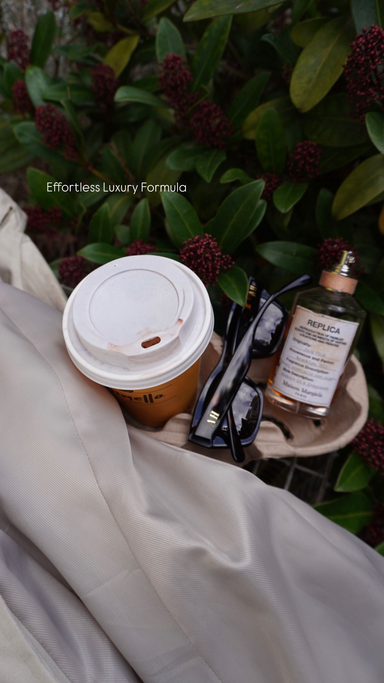 Instagram post by @iamsaraouardii for Maison Margiela. Caption reads: You don’t need a new wardrobe to look expensive -....