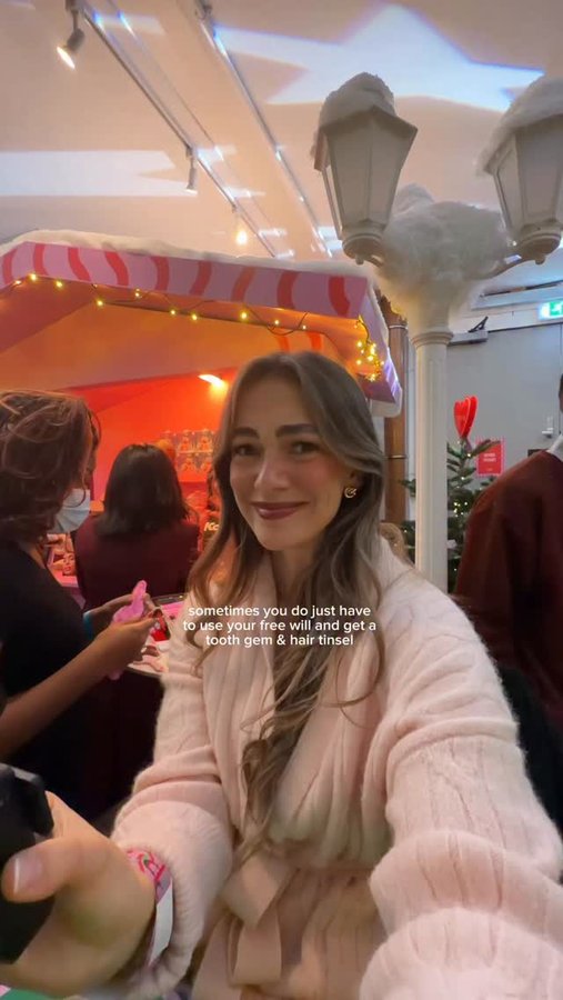 Instagram post by @camisophiaaaaa for Space NK. Caption reads: we have a very chaotic vlog coming this week....