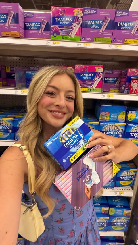 Instagram post by @rachmartino for Always. Caption reads: [...] the back to school deals ✏️ I came for....