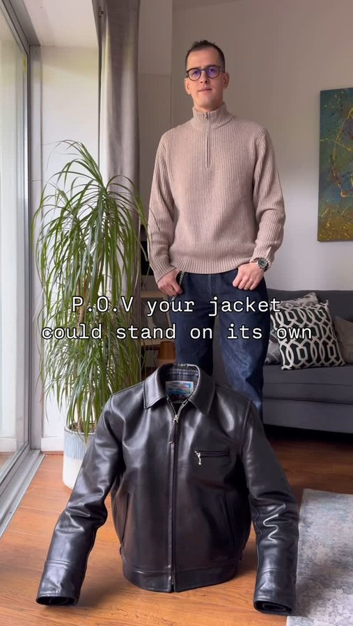 Instagram post by @joey_sam_blue for Red Wing Heritage. Caption reads: Best part about this Horween Chromexcel leather is....