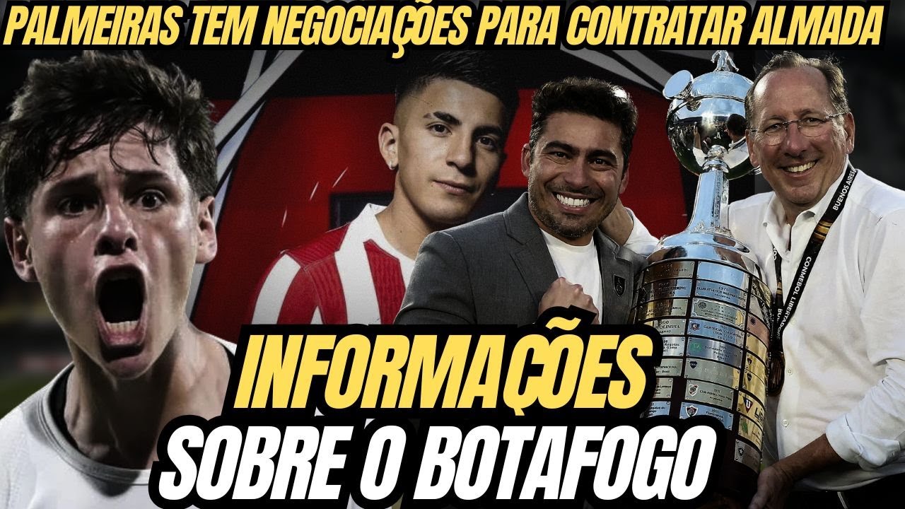 YouTube post by @CanaldoTFoficial for Gocase. Caption reads: 🚨BOTAFOGO CONTINUES TO HAVE PROBLEMS: VELEZ....