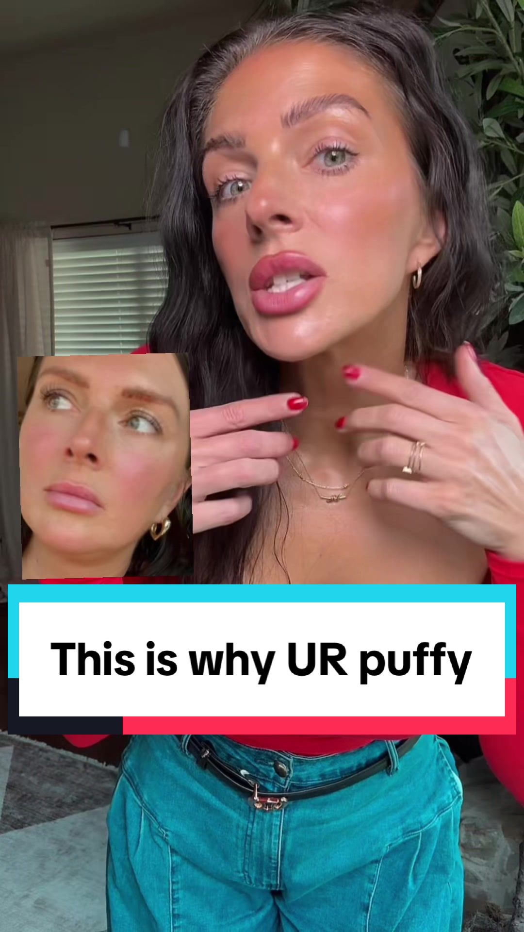 TikTok post by @blossom.bonds for Drink Nello. Caption reads: When you have a clear lymphatic system =no more....