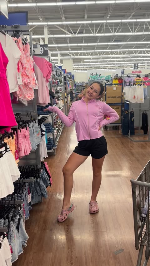 Instagram post by @cateannabeth30 for Justice. Caption reads: Hey guys!! Check out the new @justice styles at....