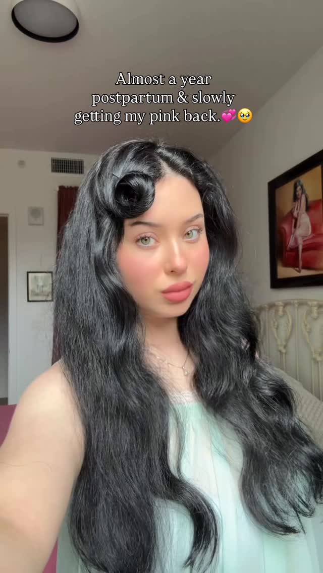 Instagram post by @rosymelina for Nuorganic. Caption reads: Can yall believe im about to have a 1 year old?....