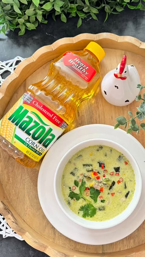 Instagram post by @salty_cocina for Mazola. Caption reads: [...] is a must-add to your weekly menu! I use....