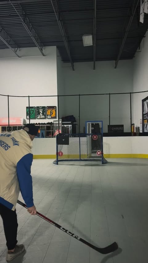 Instagram post by @jschiavo44 for Fanatics. Caption reads: [...] outdoor hockey 🏒❄️
Huge thanks to @fanatics....