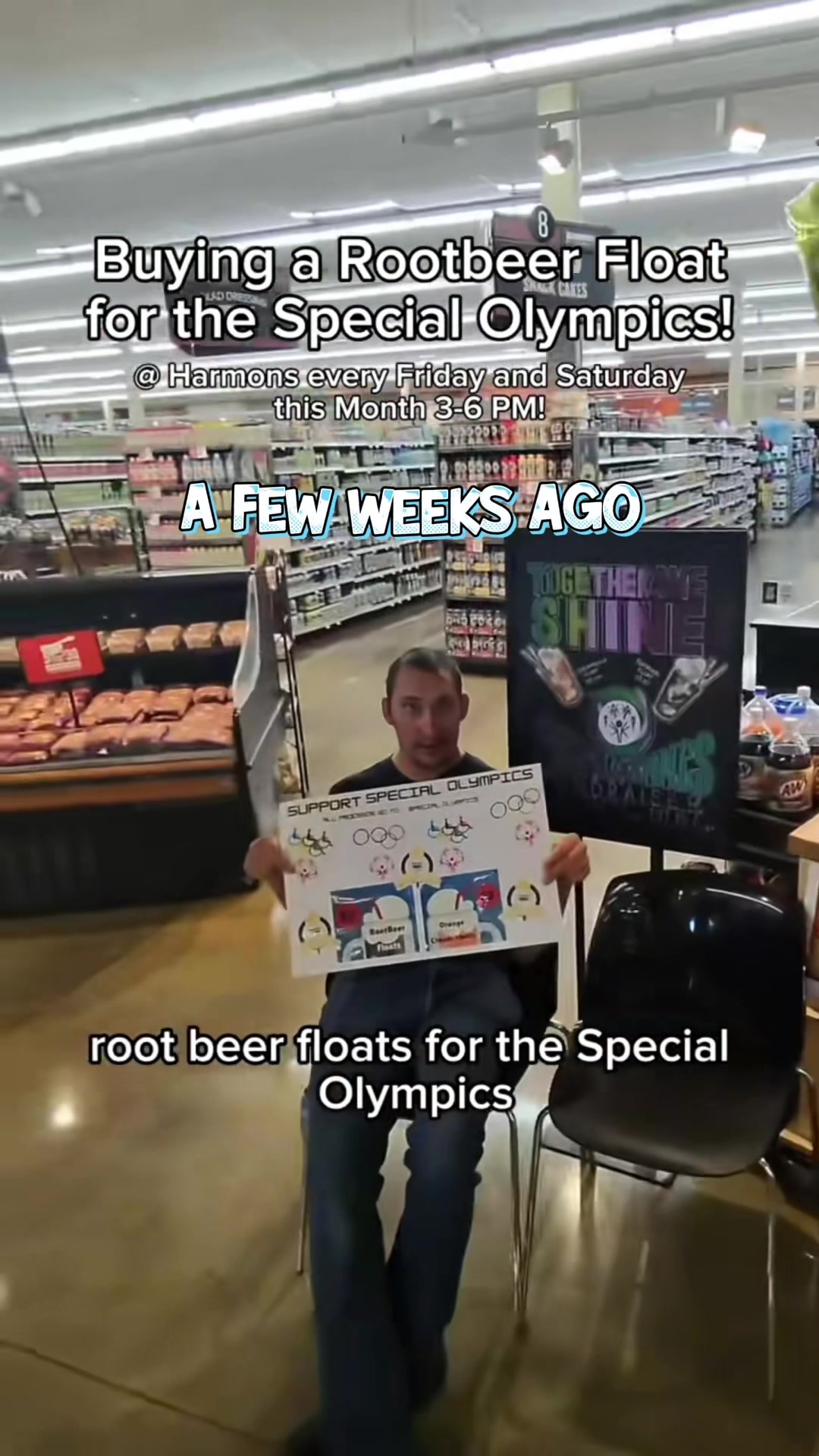 TikTok post by @samplebeast for Gorilla Mind. Caption reads: Getting a Rootbeer float with @Gorilla Mind....