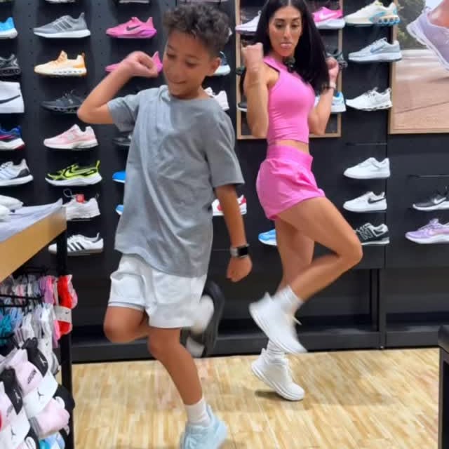 Instagram post by @yvetteg23 for DICK'S Sporting Goods. Caption reads: Back to school shopping is officially in full....