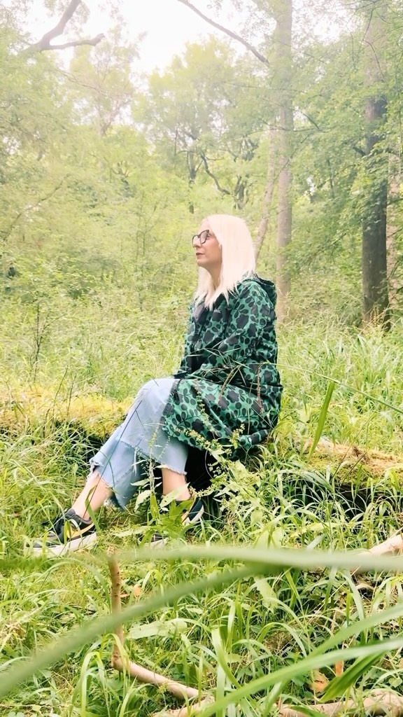 Instagram post by @fearlessat50 for Orla Kiely. Caption reads: [...] and go outdoors! Wearing my (gifted)....