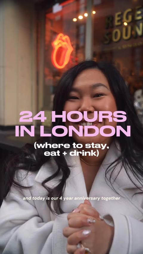 Instagram post by @dejashu for Skyscanner. Caption reads: [...] luxury hotel in Central London on....