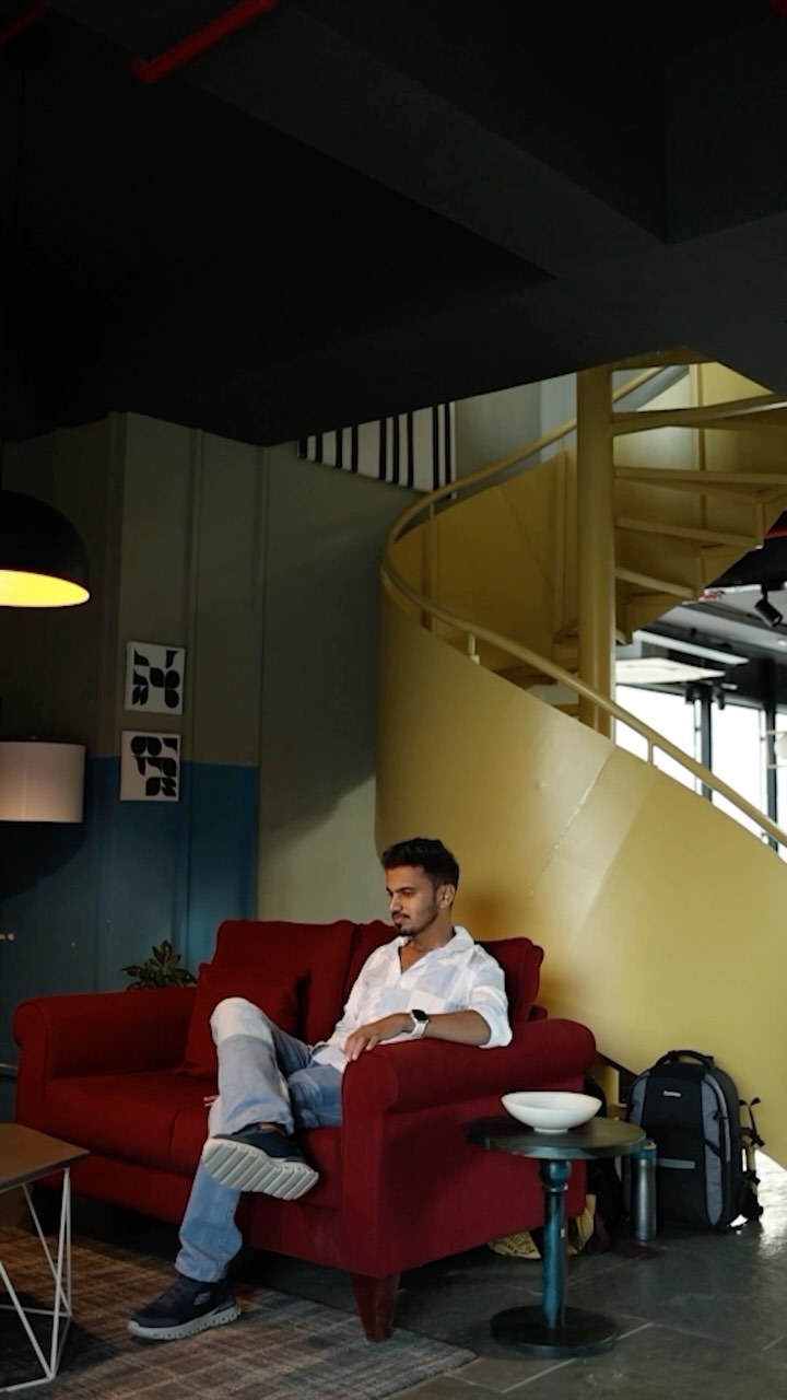 Instagram post by @swapnil_valkunde for Pepperfry.com. Caption reads: Elegance meets comfort 
#pepperfry....