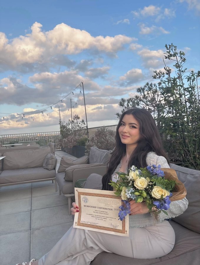 Instagram post by @salmasharp1 for UNESCO. Caption reads: Honoured to announce that I am now a member of the....