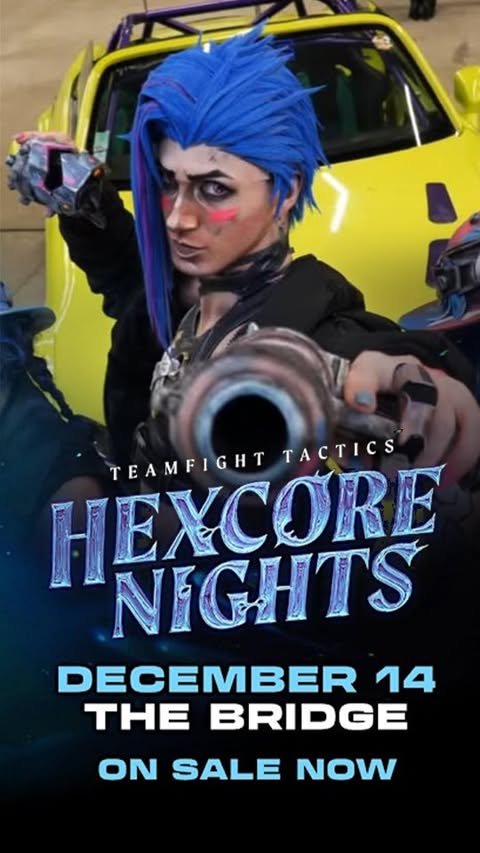 Instagram post by @machudraw for Riot Games. Caption reads: [...] #ad #collaborationcommerciale #arcane....