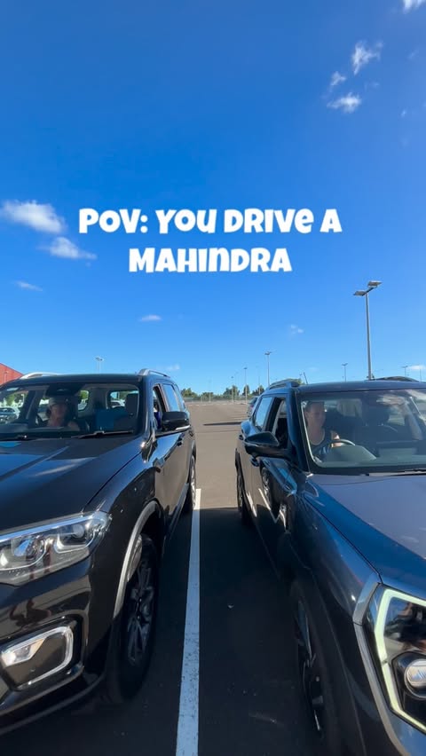 Instagram post by @stefie_fejes for Mahindra Group. Caption reads: Which car would you choose? #mahindraaustralia....