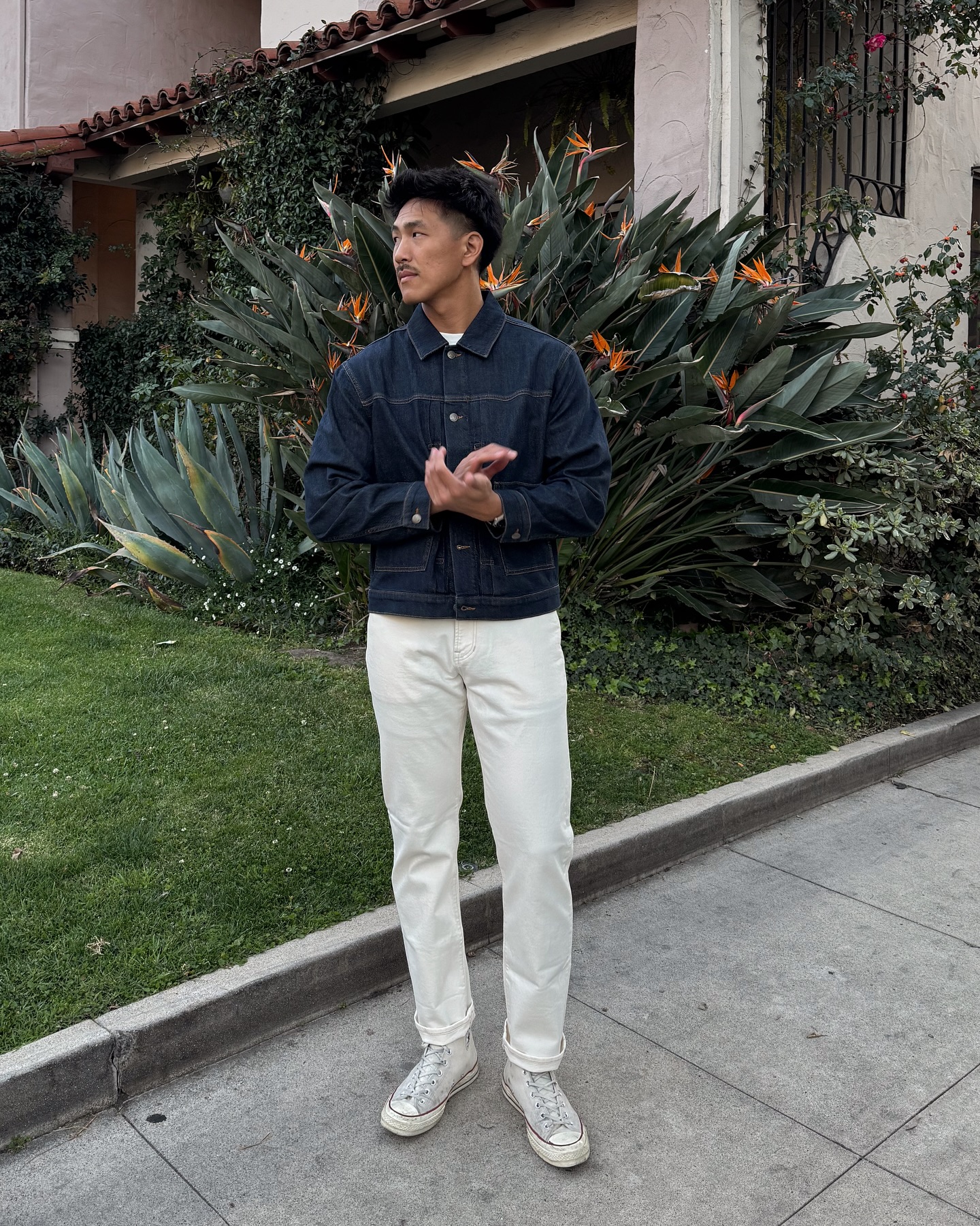 Instagram post by @zechlee_ for madewell. Caption reads: With spring right around the corner, it’s time to....