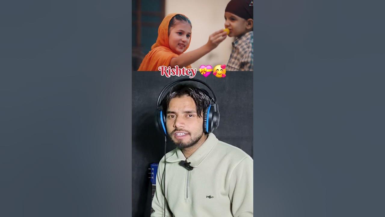 YouTube post by @amritstatuss for Mirchi Campus. Caption reads: Rishtey (Official Music Video) Jass Bajwa |....