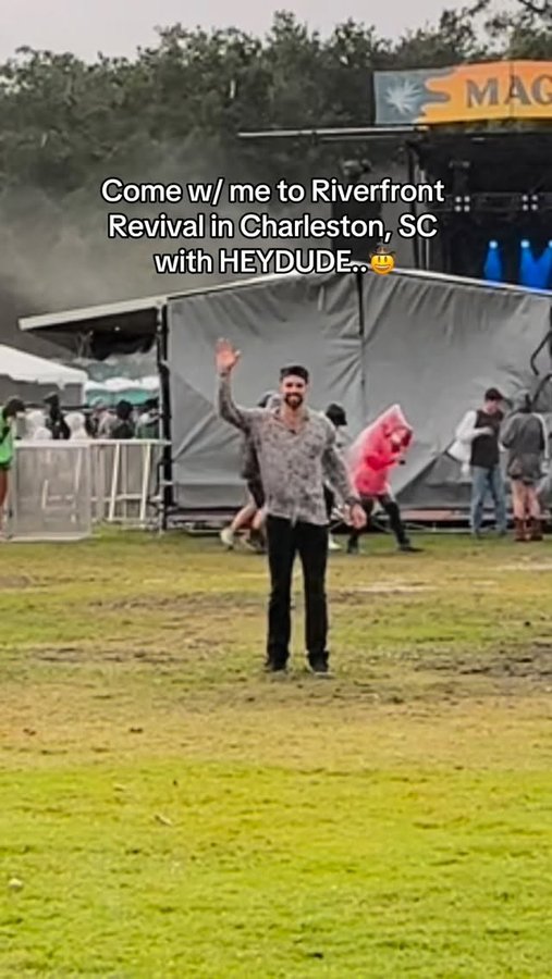 Instagram post by @campayne5 for HEYDUDE. Caption reads: Wanna (maybe) come next time?🤠 @heydude....