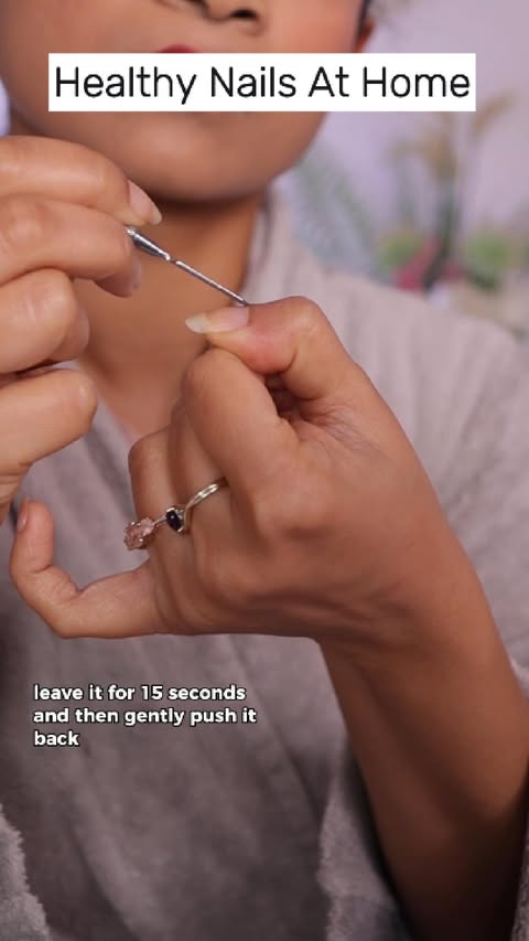 Instagram post by @paintedbypru for Chemist Warehouse. Caption reads: How To Get Healthier Looking Nails At Home....