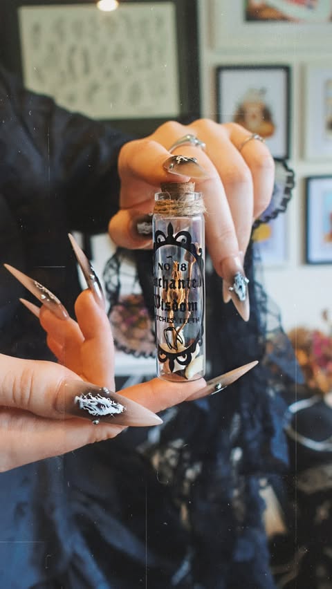 Instagram post by @illicitbehaviour for Cricut. Caption reads: [...] to them 🦷🖤 AD: Created using my Cricut....