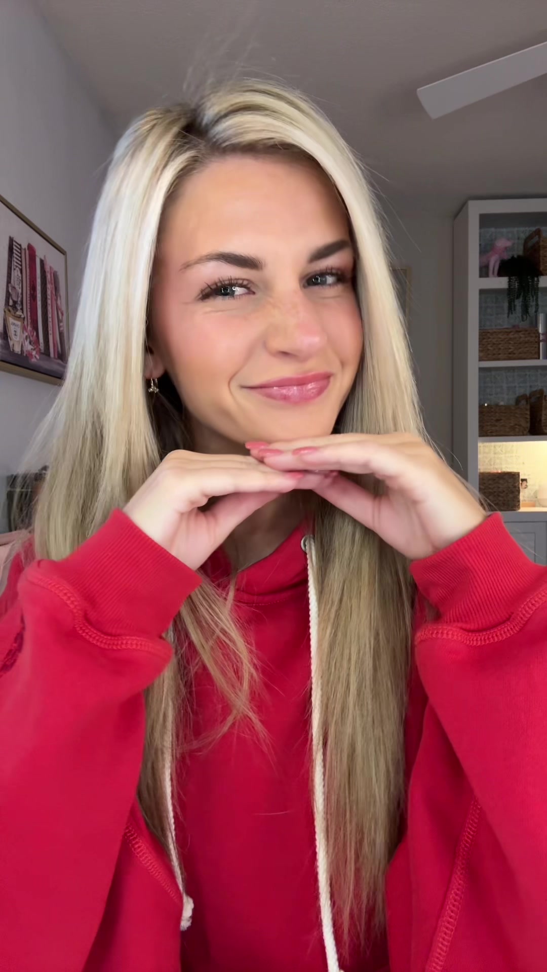 TikTok post by @zara.barton for BASMA Beauty. Caption reads: [...] #poppiambassador #hairtutorial @BASMA Beauty....