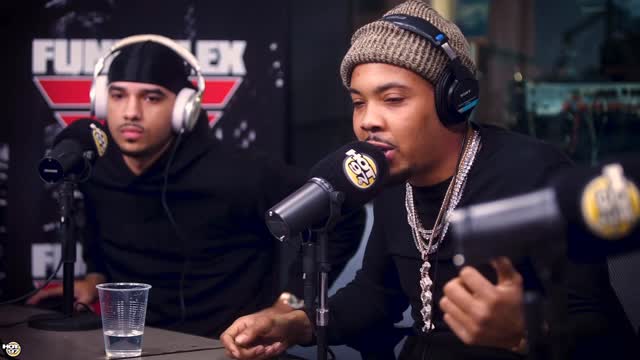 Instagram post by @funkflexthedj for HOT 97. Caption reads: G Herbo came through with HEAT! 🔥 @nolimitherbo....