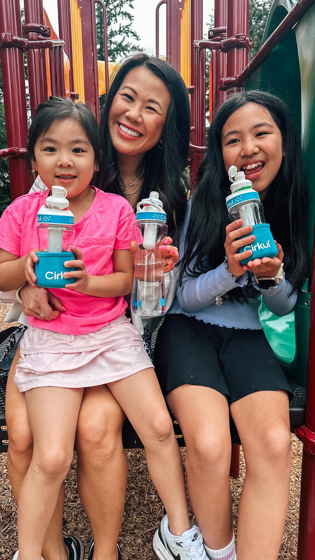Instagram post by @tiffanyish for Cirkul. Caption reads: I’m obsessed with my @drinkcirkul, but my kids....