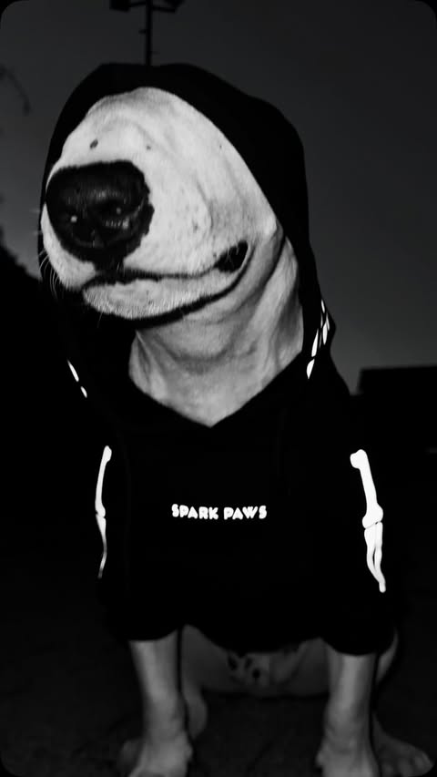 Instagram post by @toto_bullterror for Spark Paws. Caption reads: [...] with 15% off through the link in bio.....
