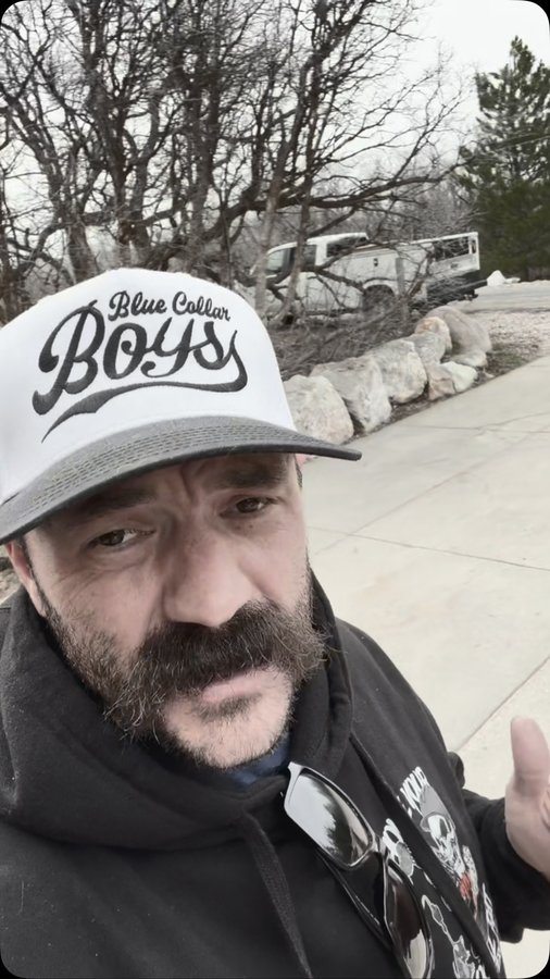 Instagram post by @the_blue_collar_dad for Red Wing Shoes. Caption reads: Let’s call it a rebrand, I’m not going to push....