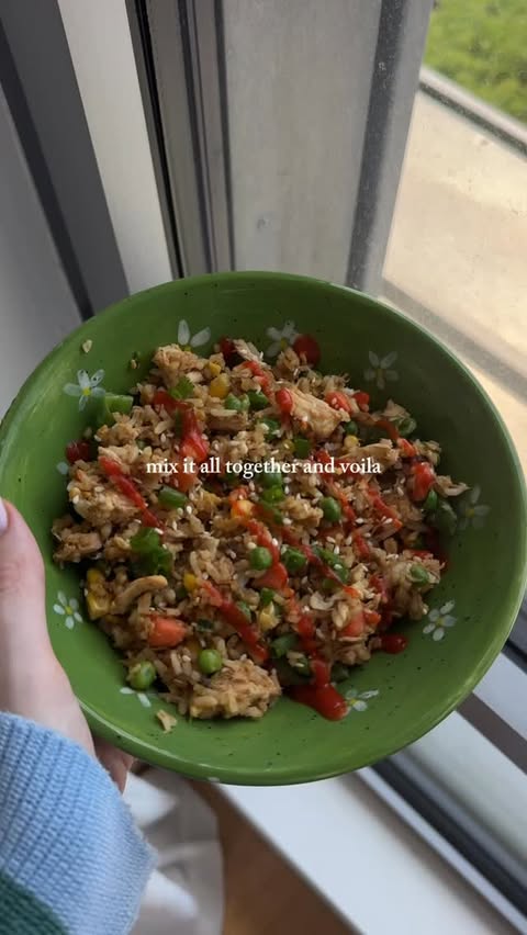 Instagram post by @kaitlynlavery for Knorr US. Caption reads: The best way to repurpose your leftovers with....