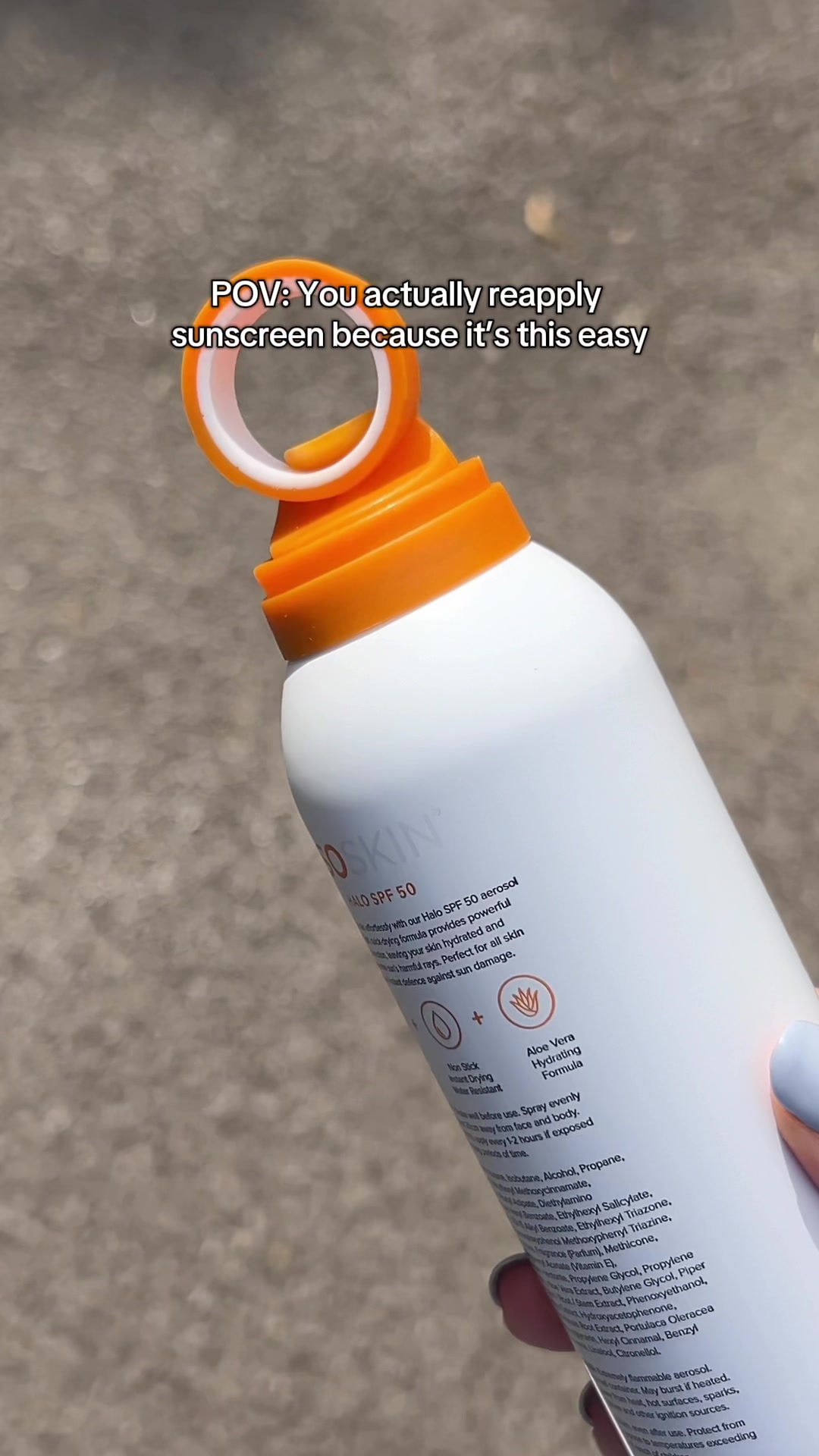 TikTok post by @skincarewithangela_ for ISOCLEAN. Caption reads: [...] makeup look? Yes, it is possible 🧡....