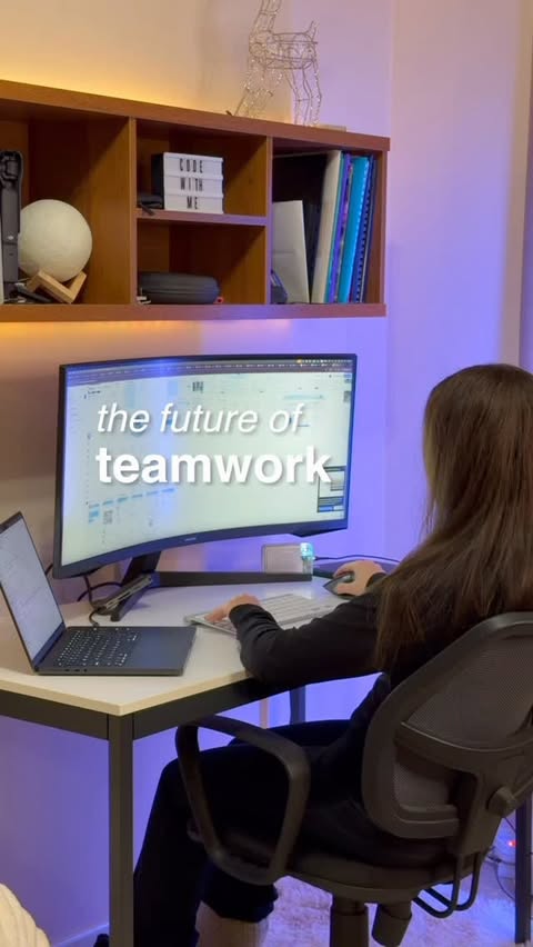 Instagram post by @galinie_codes for Miro. Caption reads: [...] and AI agents can work side by side in Miro.....