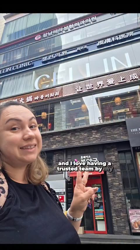 Instagram post by @hey.lucyyy_ for Exprive. Caption reads: I’m back at Cellin Clinic today for another visit!....