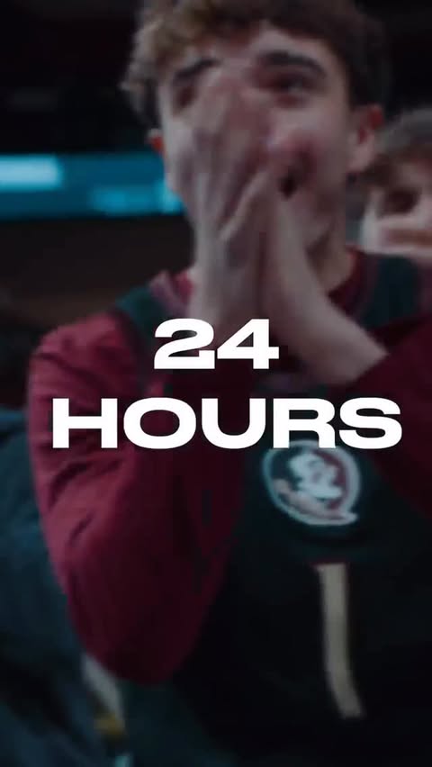 Instagram post by @fsuhoops for Truist. Caption reads: [...] hours out from Virginia. #connected |....