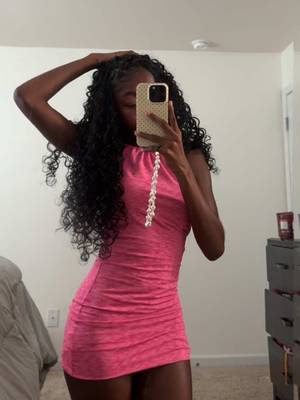 TikTok post by @_.yaa.adobea for Tinashe Hair. Caption reads: [...] gives the curls a whole new look.....