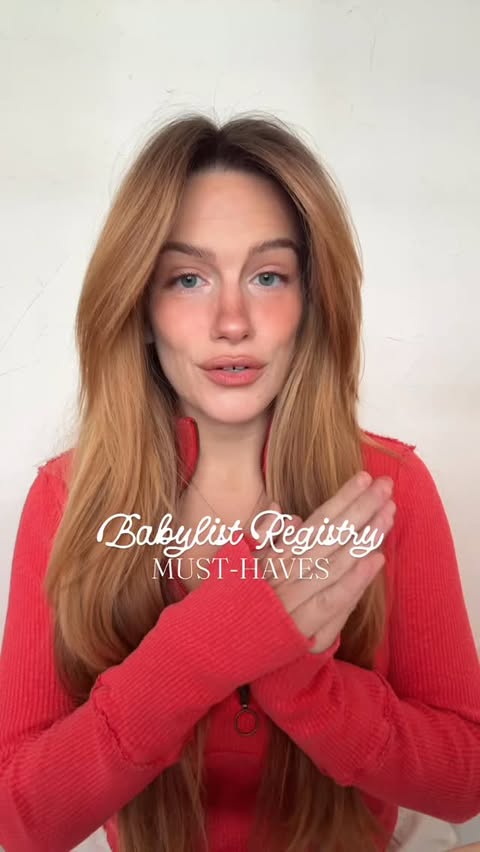 Instagram post by @realbettymaxwell for Babylist. Caption reads: 5 items we’ve LOVED from our @babylist baby....