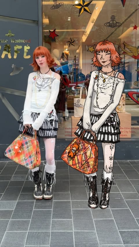 Instagram post by @ugly_ladies for Vivienne Westwood. Caption reads: [...] was my birthday, so i went to the vivienne....