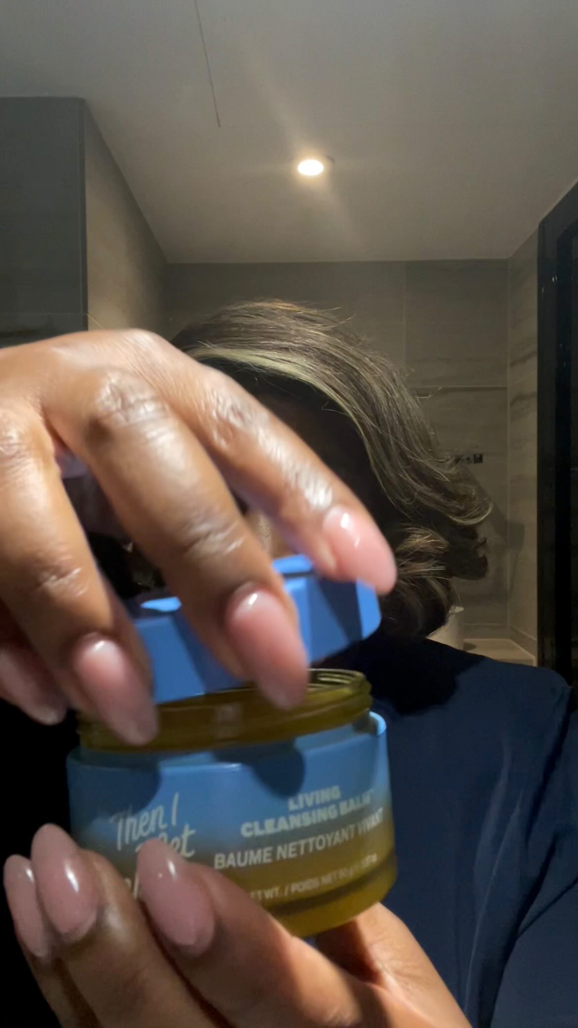 Instagram post by @lorri_luxxe for Sunday Riley. Caption reads: Romanticizing my Soft Life 🍷 

Products....